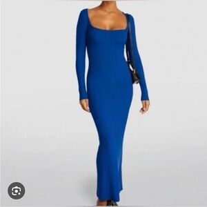 SKIMS Long Sleeve Soft Lounge Dress